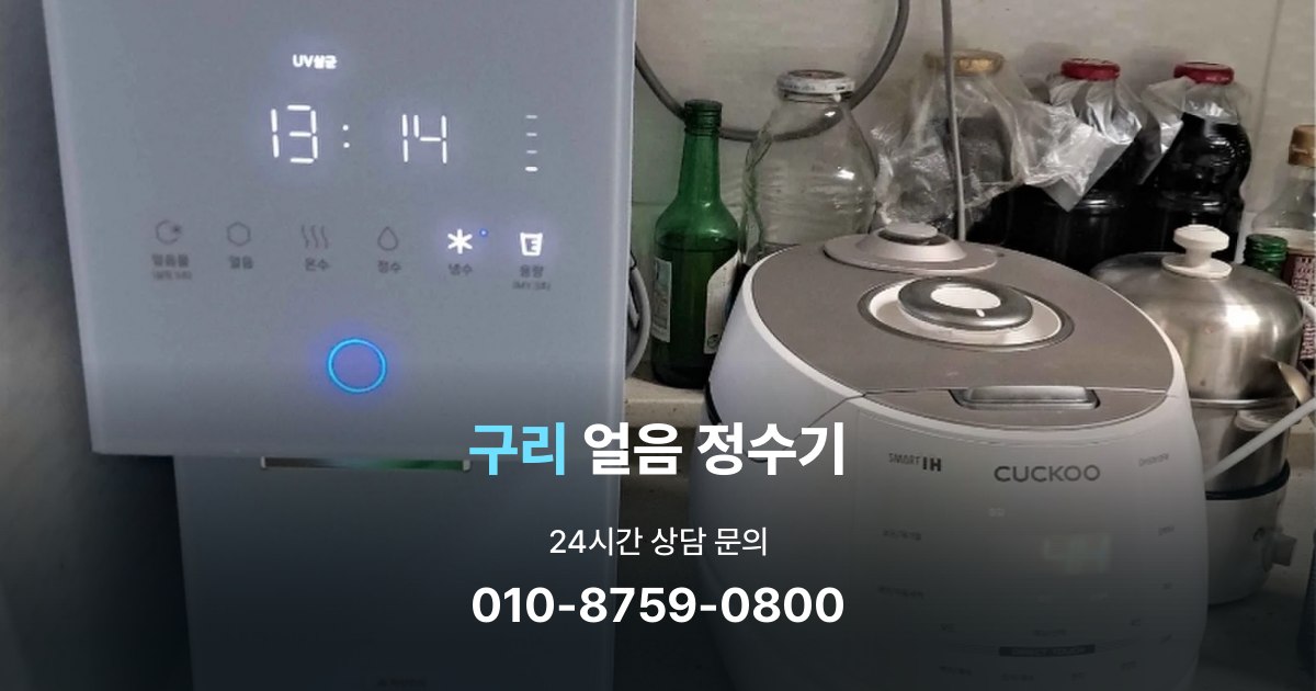 구리얼음정수기