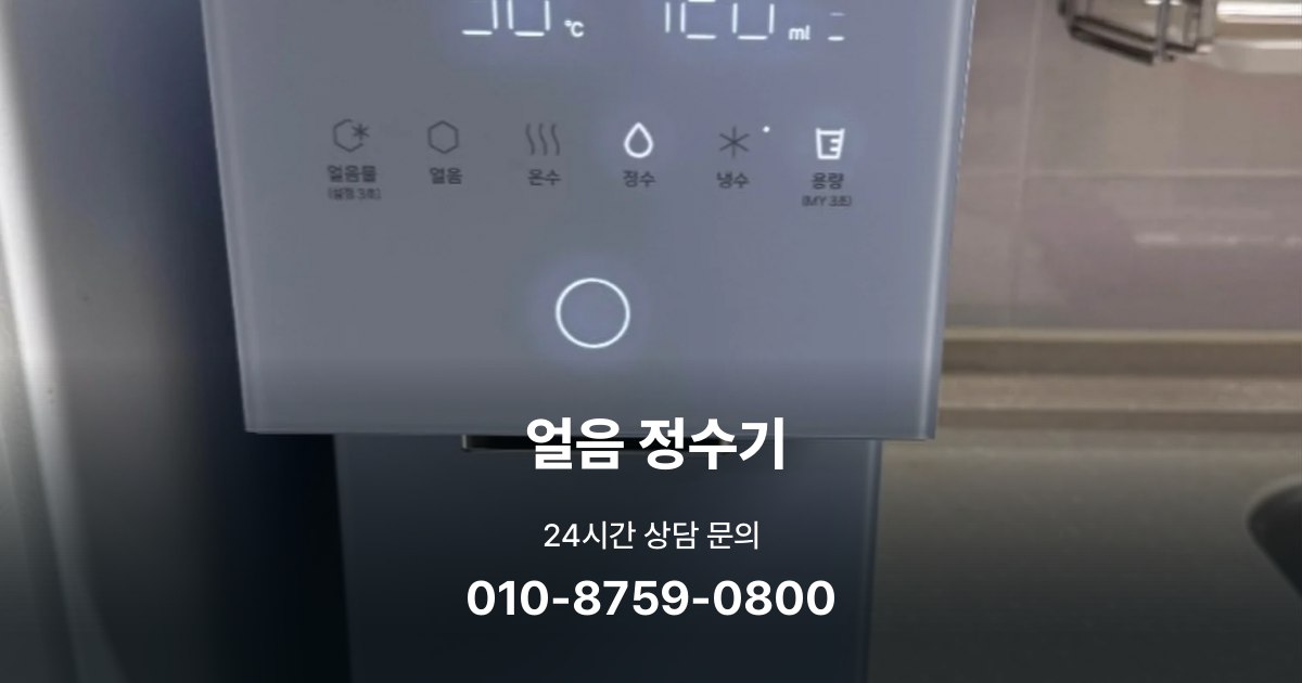 얼음정수기